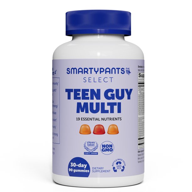 VITAMINAS martyPants SmartyPants Select Teen Guy Mult Gummies, 90C