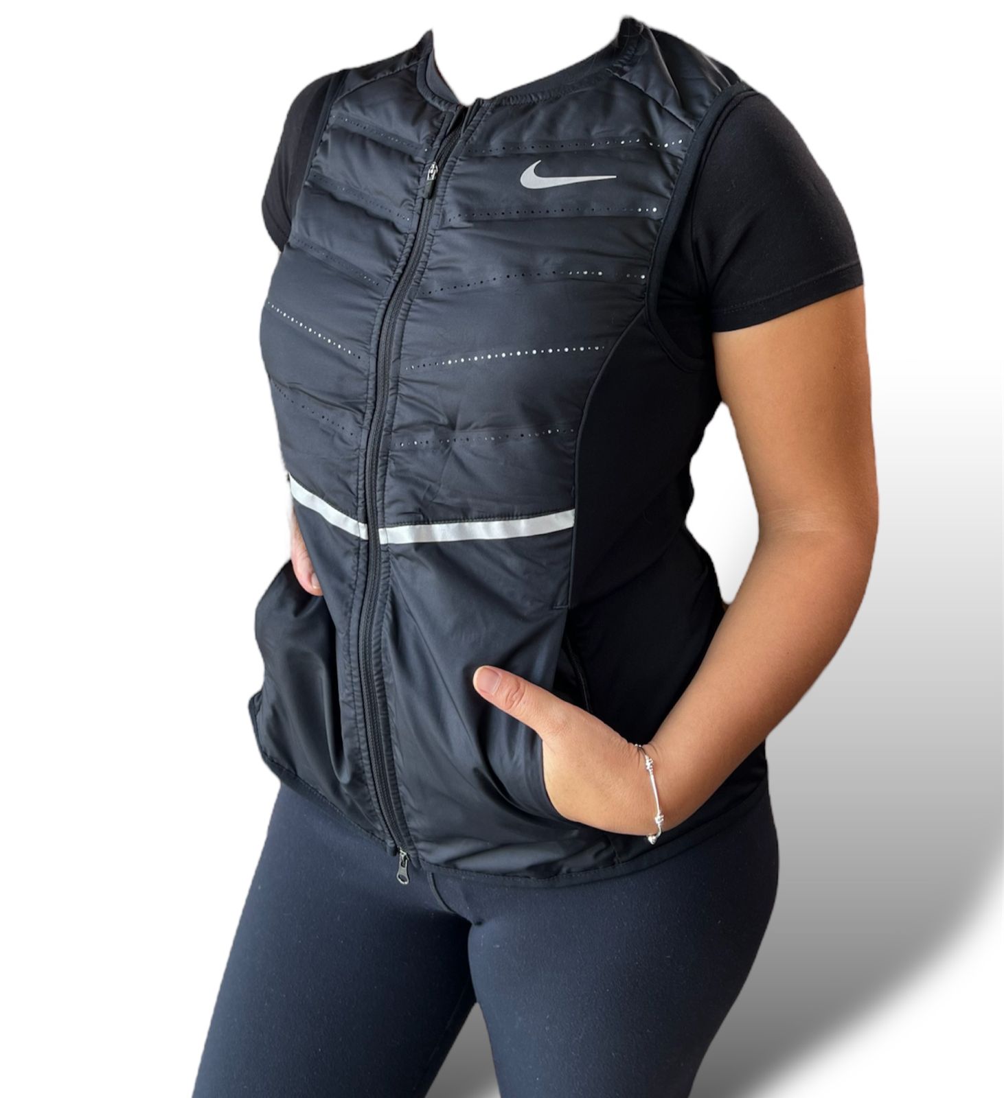 CHALECO NEGRO NIKE TALLA S