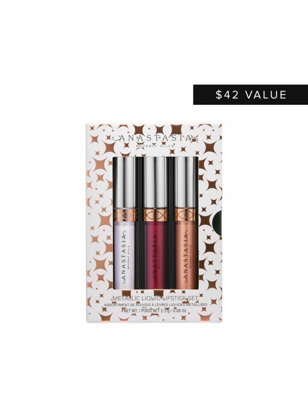 ANASTASIA BEVERLY HILLS METALLIC MINI LIQUID LIPSTICK SET
